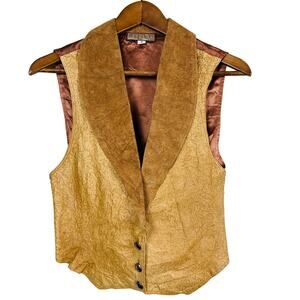 Double D Ranch Tan Suede Western Vest